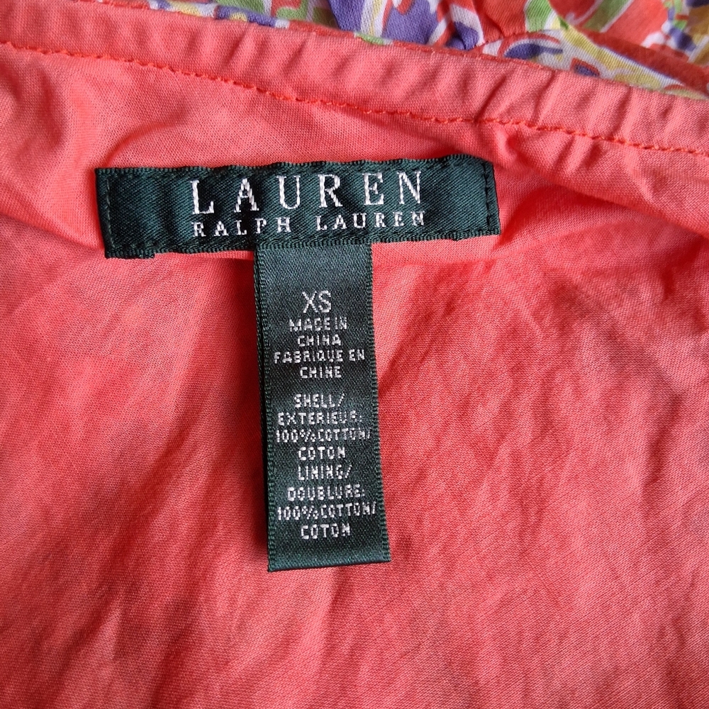 LAUREN RALPH women Size XS Paisley Print Maxi Skirt - Multicolor - Picture 8 of 13